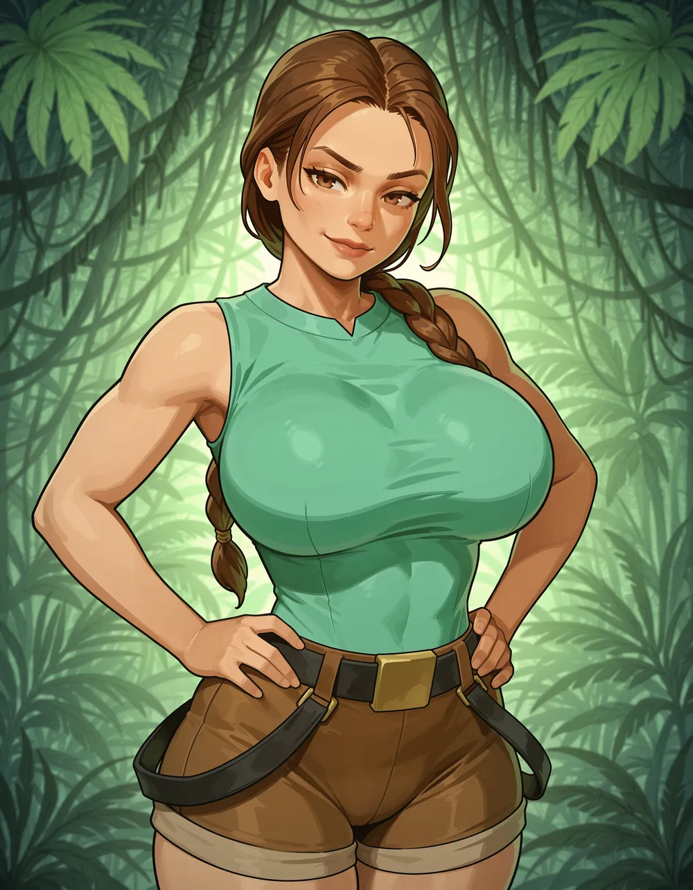 Lara Croft in the Jungle